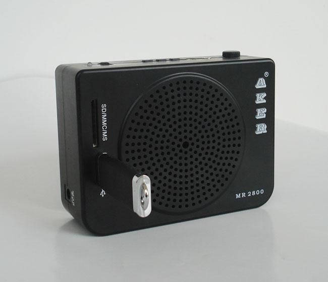 New Portable Voice Amplifier Speaker Megaphone AKER2800  