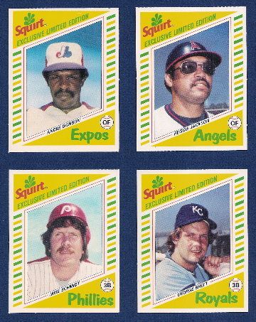 1982 Topps Squirt Complete 22 Card Set  