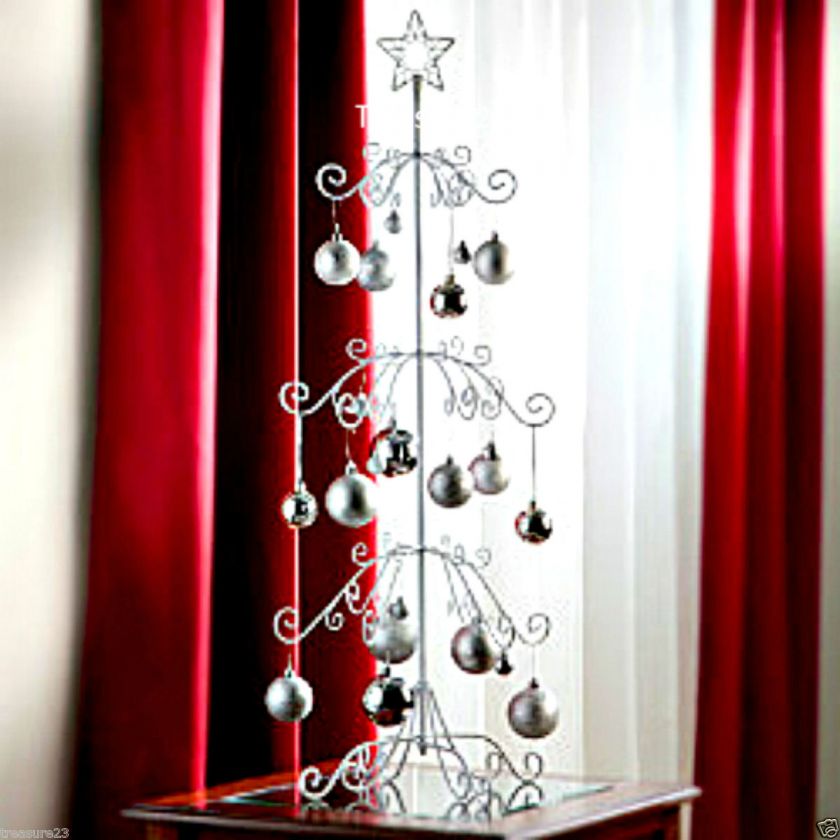   88 Metal Ornament Display Tree Holiday Indoor Christmas Decor  