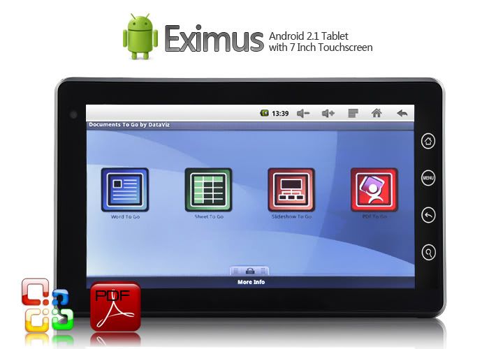 TABLET PC ANDROID SCHERMO 7, WIFI, HDMI, FOTOCAMERA  