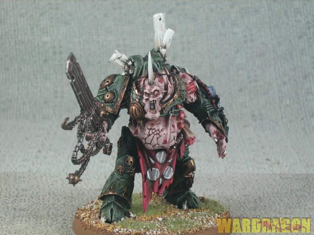 40K WDS painted Chaos Space Marines Daemon Prince of Nurgle a56  