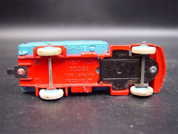 Vintage Dinky Toys Dodge Farm Stake Truck #343 Die Cast  