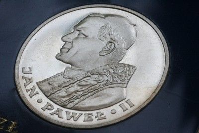 Silver PROOF Pope John Paul II Jan Pawel, 1000 zlotych (1994 