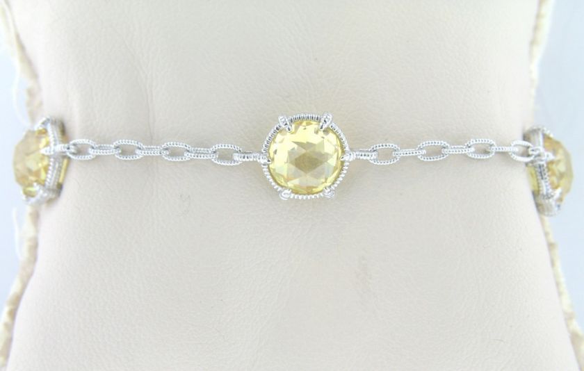 NEW JUDITH RIPKA CANARY 4 STONE ECLIPSE BRACELET  