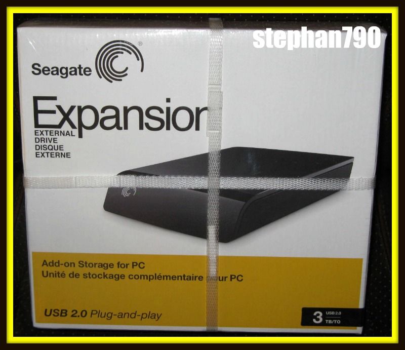   Retail★ Seagate Expansion 3.0 TB (3000 GB) External Hard Disk Drive