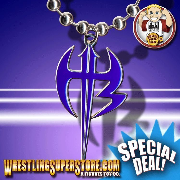 WWE TNA Jeff Hardy Purple Logo Pendant  