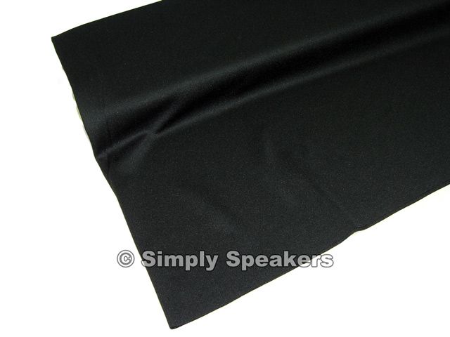 BEST Quality Jet Black SPEAKER GRILL CLOTH Stereo Grille Fabric # A 