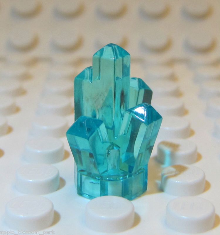 New Lego LIGHT BLUE CRYSTAL Gem jewel Rock Power Miner  