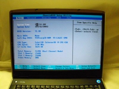 GATEWAY MA6 M465 E LAPTOP   GOOD CONDITION FOR PARTS OR REPAIR **READ 